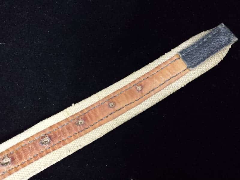 Enlisted Man's Web and Leather Equipment Belt - Image 4