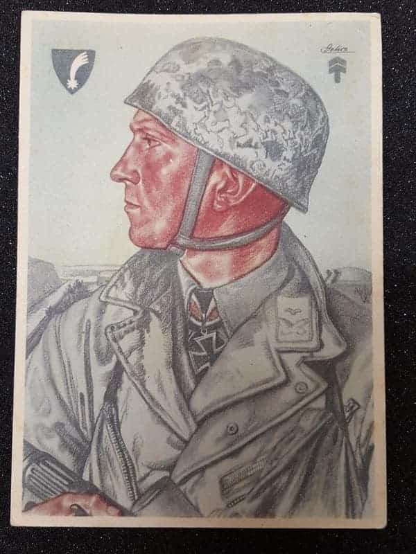 Fallschirmjäger Postcard Lot with Wolf Willrich Art - Image 9