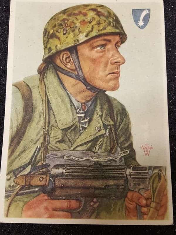 Fallschirmjäger Postcard Lot with Wolf Willrich Art - Image 7