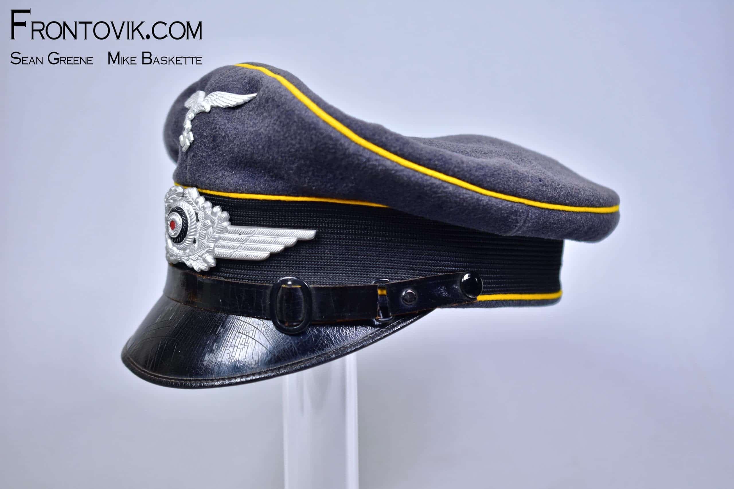 EM/NCO Visor Cap; Luftwaffe Flight & Para - Image 2