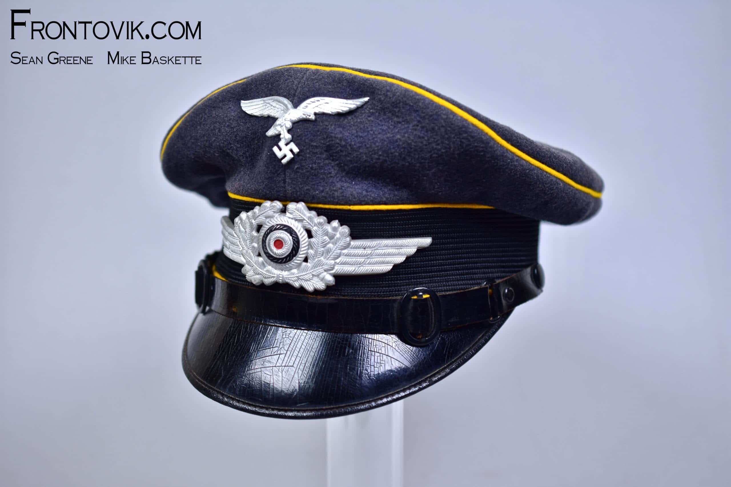 EM/NCO Visor Cap; Luftwaffe Flight & Para