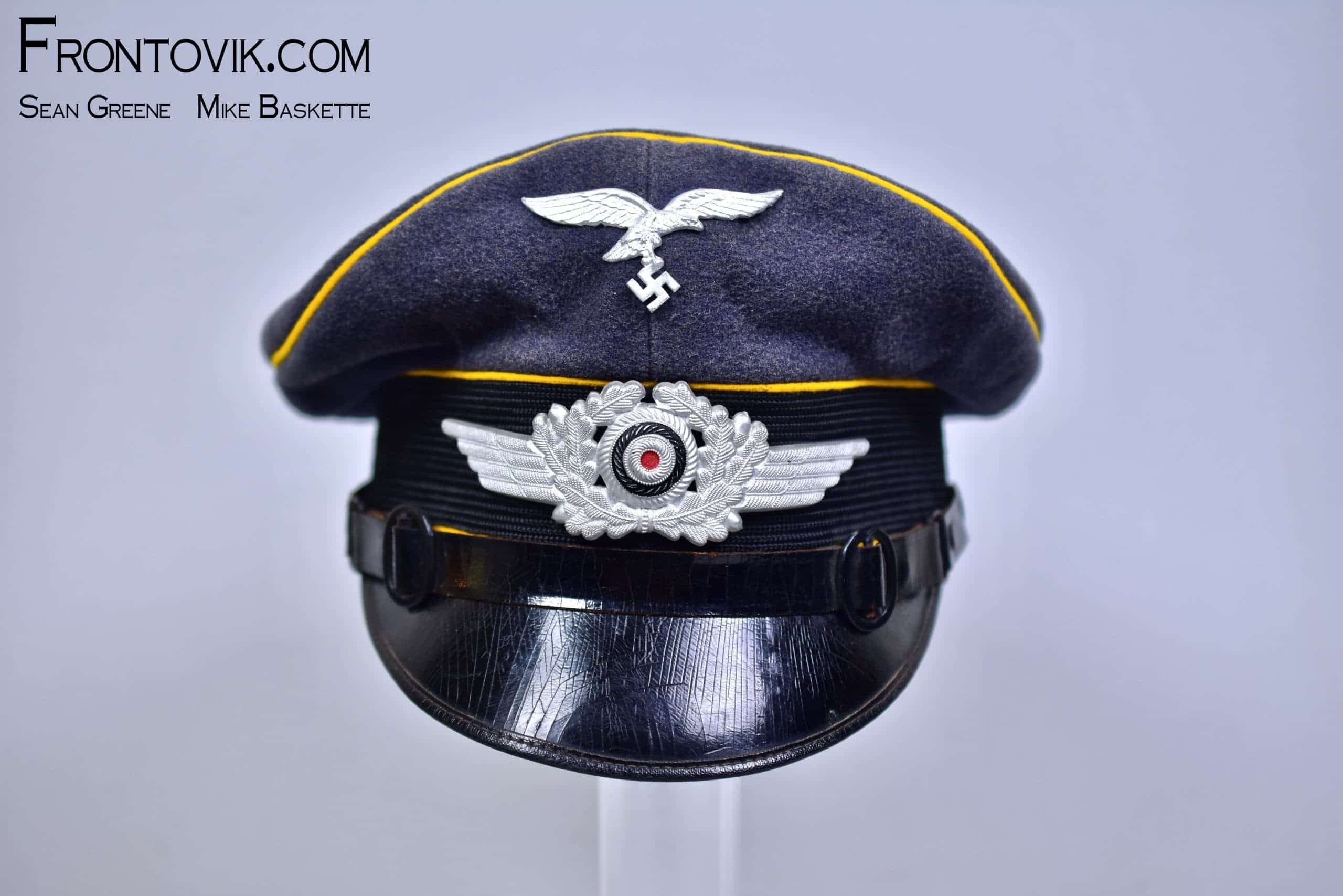 EM/NCO Visor Cap; Luftwaffe Flight & Para - Image 4