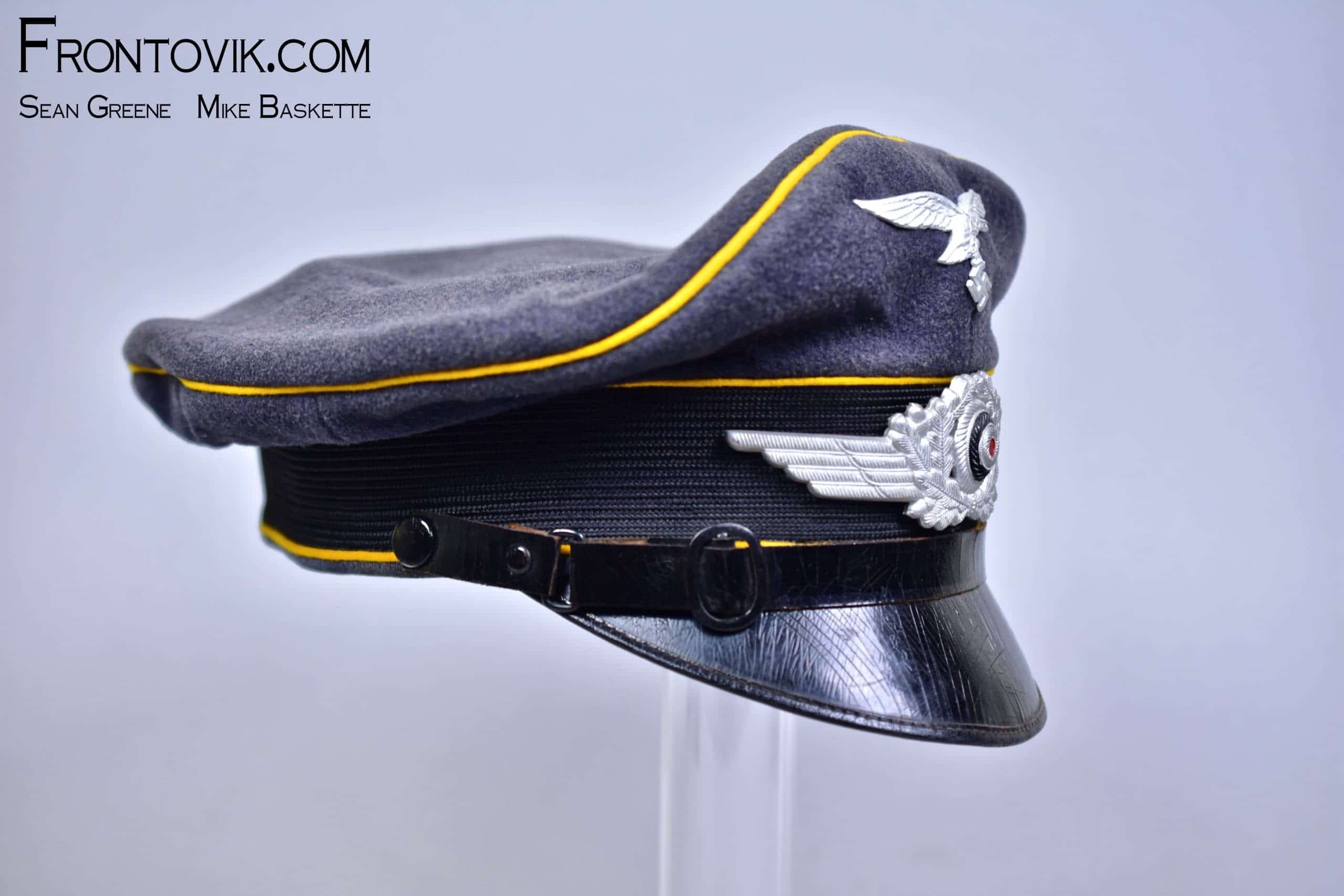 EM/NCO Visor Cap; Luftwaffe Flight & Para - Image 5