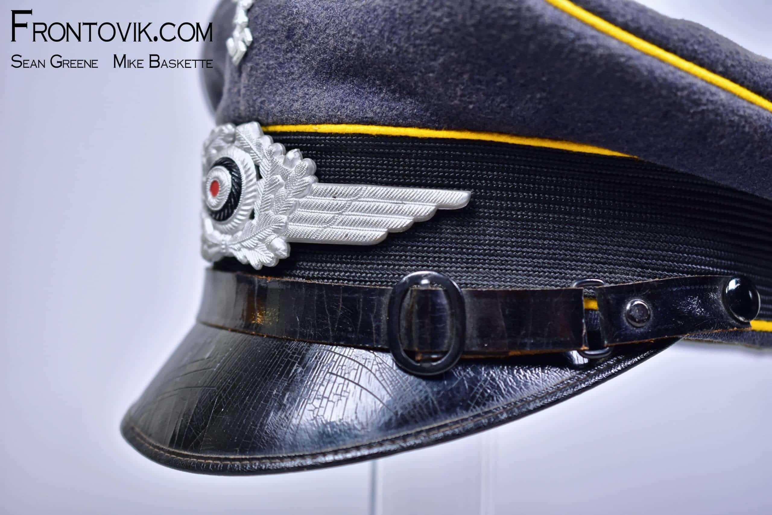 EM/NCO Visor Cap; Luftwaffe Flight & Para - Image 8