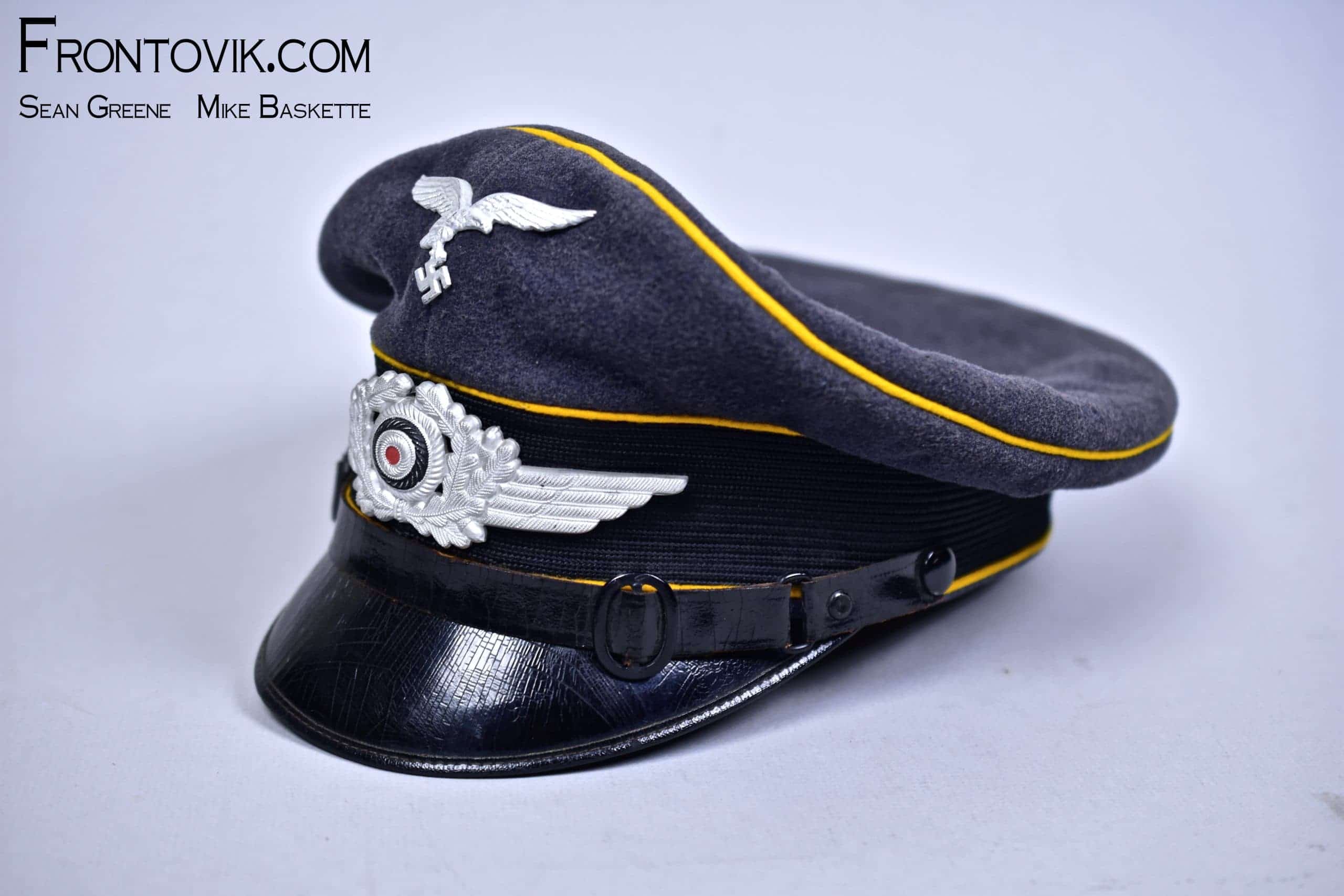 EM/NCO Visor Cap; Luftwaffe Flight & Para - Image 18