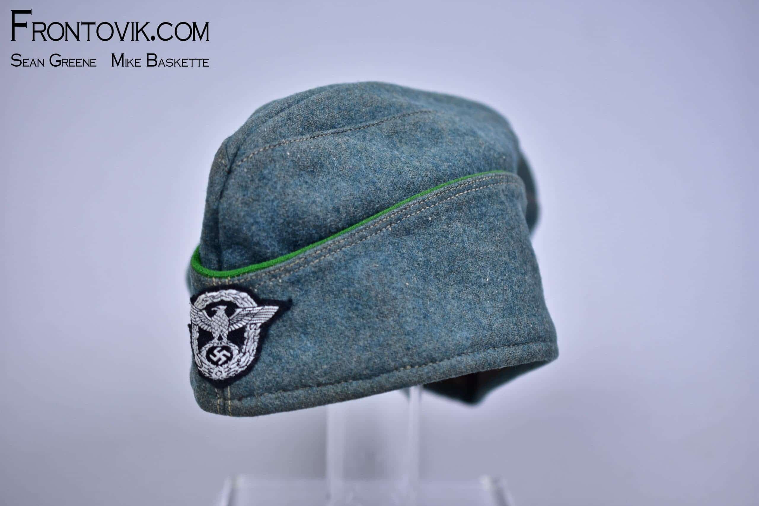 Schutzpolizei NCO/EM Overseas Cap; 1942 Pattern - Image 3