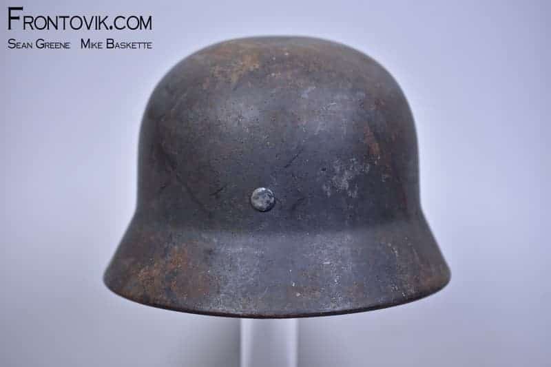 M40 Heer Combat Helmet; Late War Quist - Image 8