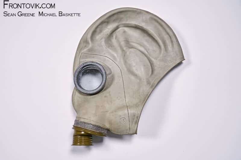 Soviet ShM-41 Gas Mask with MT-4 filter and carry bag - Image 15