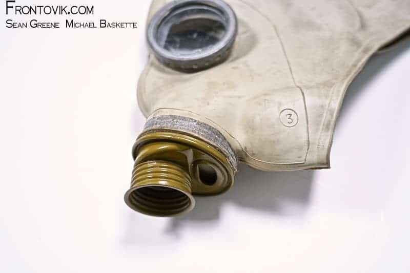 Soviet ShM-41 Gas Mask with MT-4 filter and carry bag - Image 14