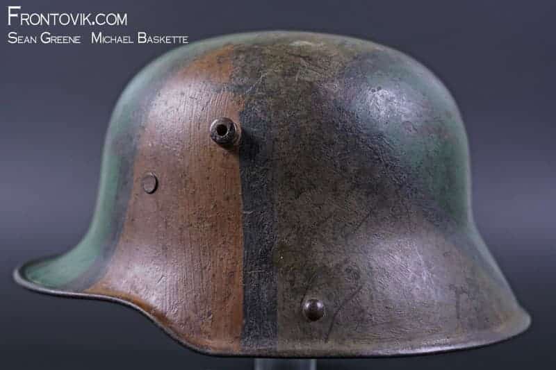 M17 Helmet; Camouflage with partial liner - Image 12