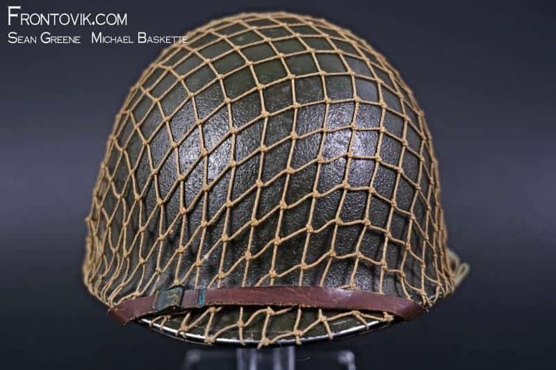 U.S. M1 Helmet; Fixed Bale, Early Firestone liner - Image 12