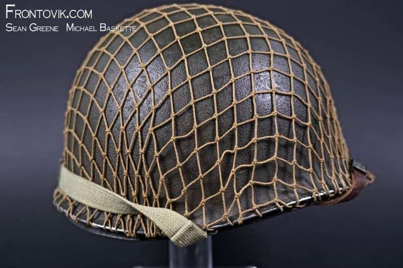 U.S. M1 Helmet; Fixed Bale, Early Firestone liner - Image 10