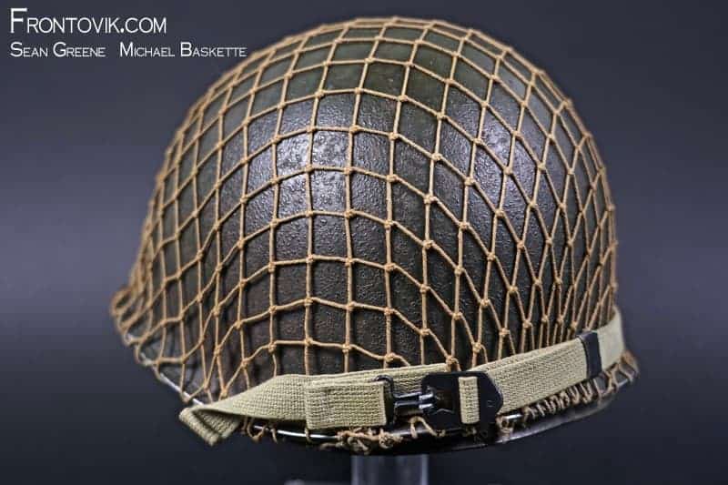 U.S. M1 Helmet; Fixed Bale, Early Firestone liner - Image 8