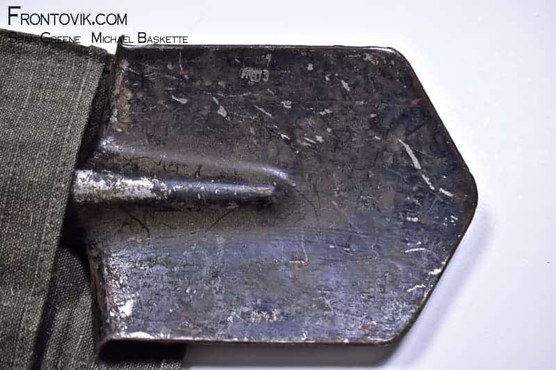 Soviet Entrenching Tool and Cover; Wartime issue - Image 7