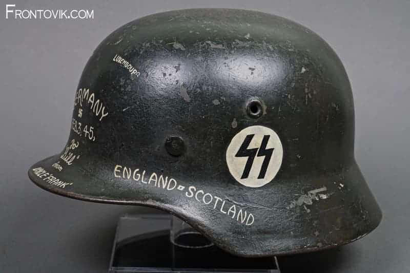 M40 Helmet: Veteran Art Decorated - Image 2